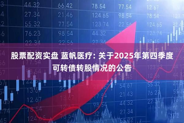 股票配资实盘 蓝帆医疗: 关于2025年第四季度可转债转股情况的公告